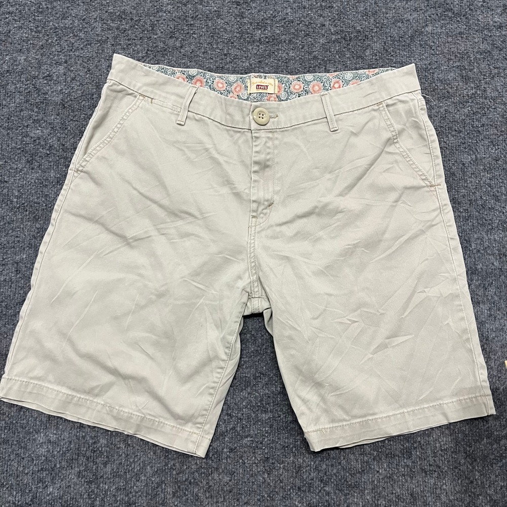 Levi's Chino Pants Womens Size 16 Beige Tab Twills Stretch Casual Khaki Trouser
